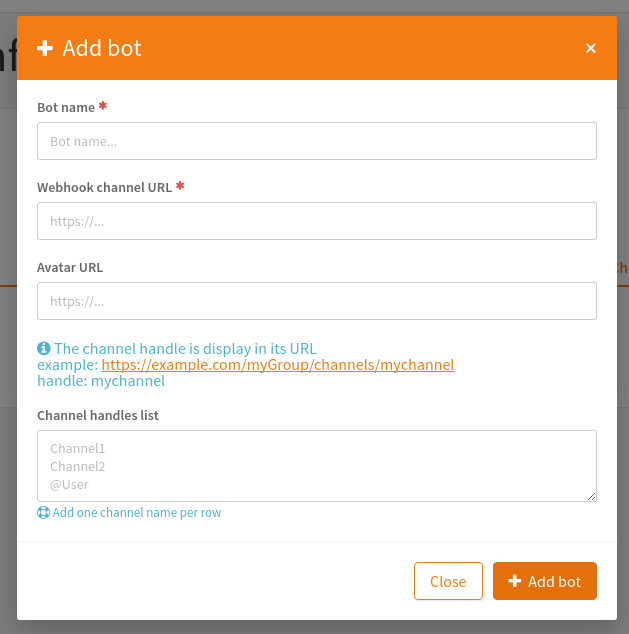 Fill bot form