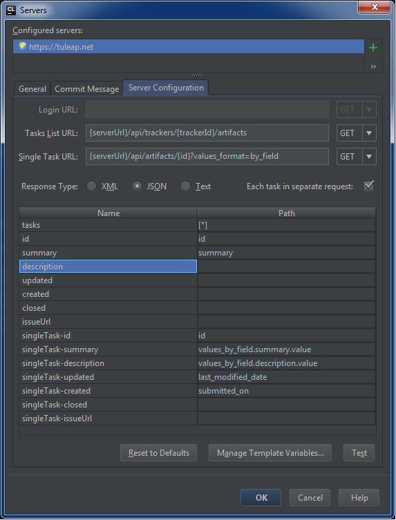 Server Configuration