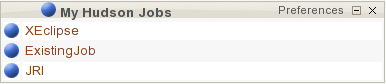 "Jobs Overview" Widget